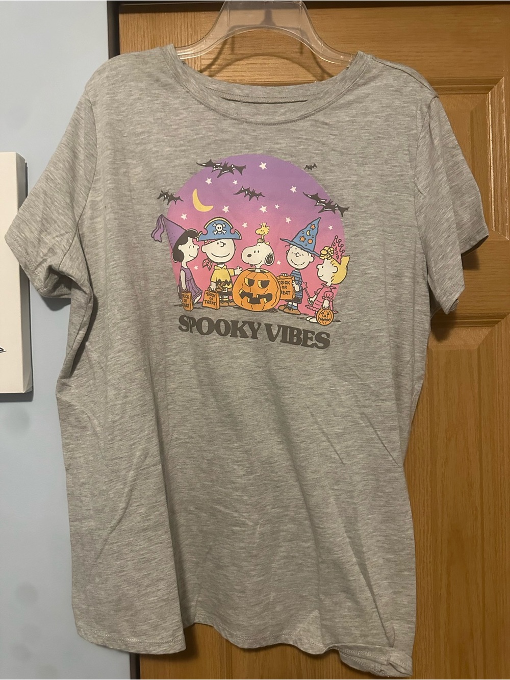 torrid Light Gray 'Spooky Vibes' Peanuts Halloween Tee